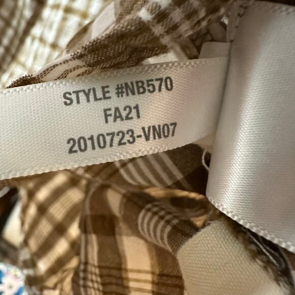 Madewell Women's Westover Sandown Paid Cotton Shirt Size 6/Medium - Picture 5 of 7